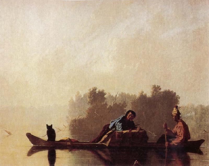George Caleb Bingham Fur Traders Descending the Missouri oil painting image